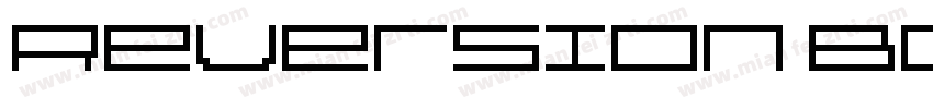 Reversion Bold字体转换